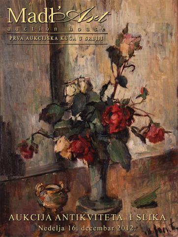 Naslovna stranica kataloga za 29. aukciju antikviteta i slika