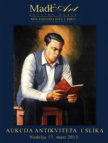 Naslovna stranica kataloga za 30. aukciju antikviteta i slika