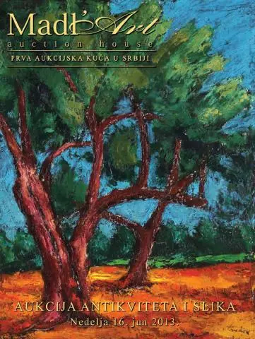 Naslovna stranica kataloga za 31. aukciju antikviteta i slika