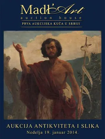 Naslovna stranica kataloga za 33. aukciju antikviteta i slika