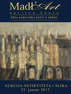 Naslovna stranica kataloga za 45. aukciju antikviteta i slika