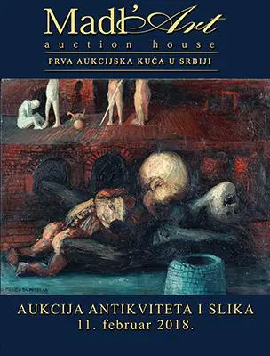Naslovna stranica kataloga za 49. aukciju antikviteta i slika