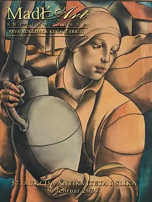 Naslovna stranica kataloga za 57. aukciju antikviteta i slika
