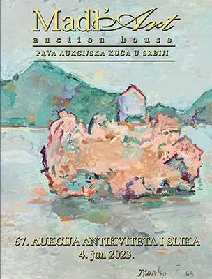 Naslovna stranica kataloga za 67. aukciju antikviteta i slika