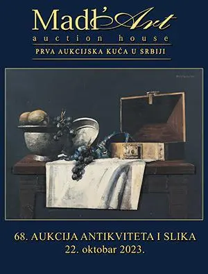 Naslovna stranica kataloga za 68. aukciju antikviteta i slika