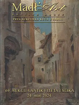 Naslovna stranica kataloga za 69. aukciju antikviteta i slika